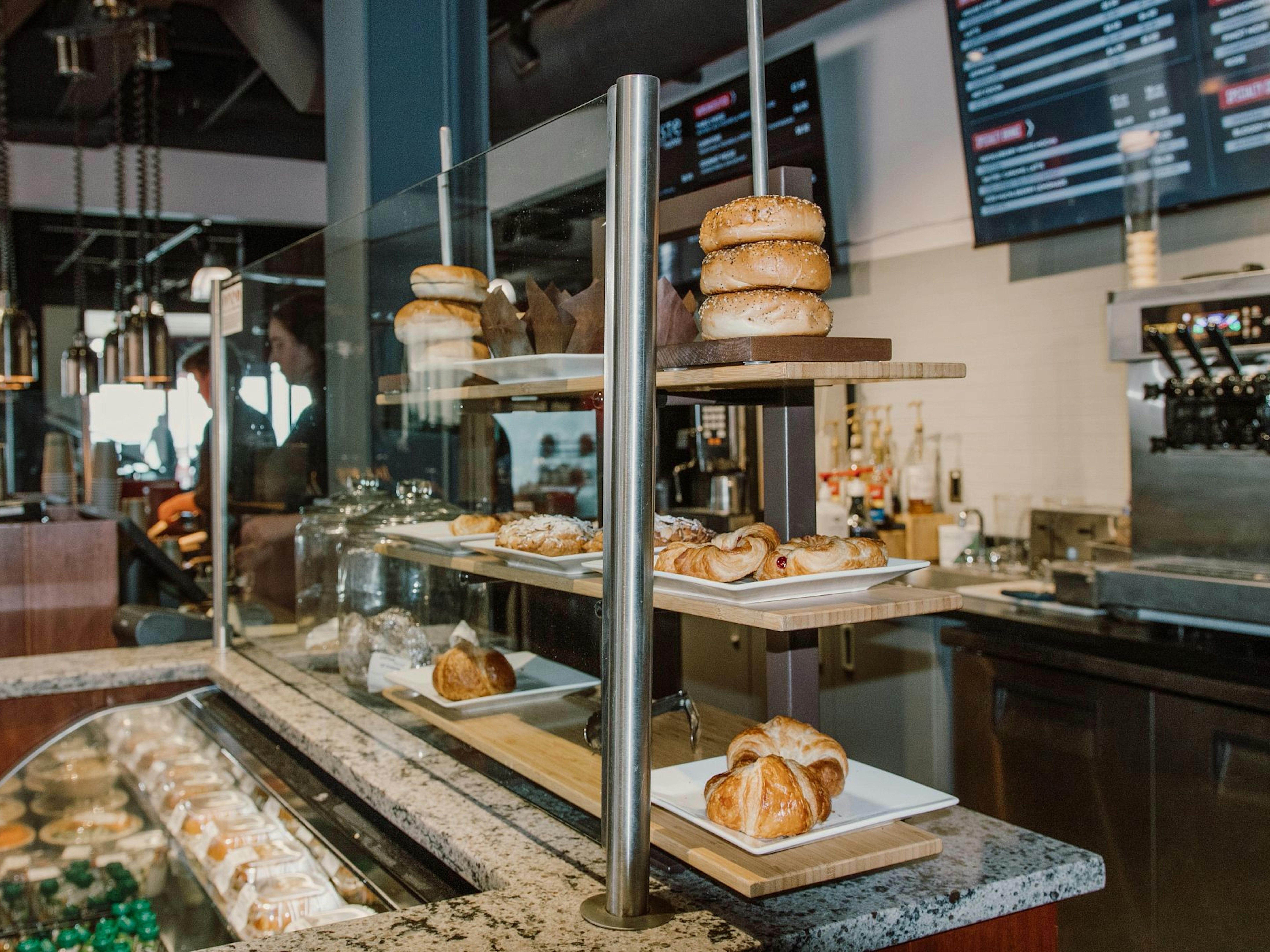 Bakery items at Off-Piste market
